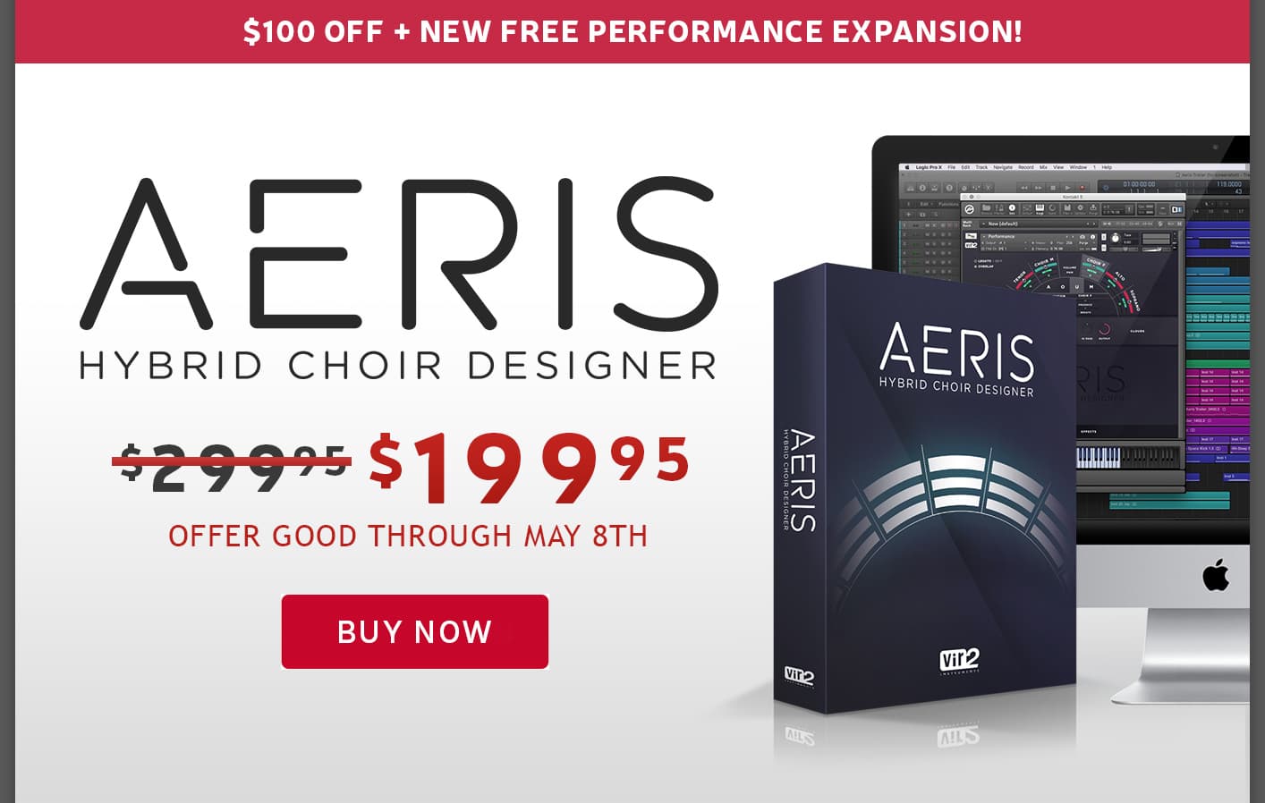 New Free Performance Expansion & $100 Off Aeris: Hybrid Choir Designer!